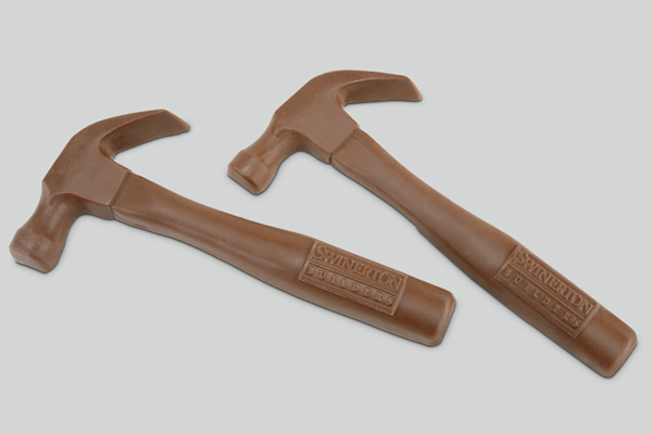 Custom Molded Chocolate Hammers