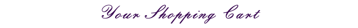 Your Shopping Cart