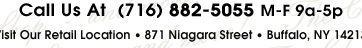 Call Us (716) 882-5055